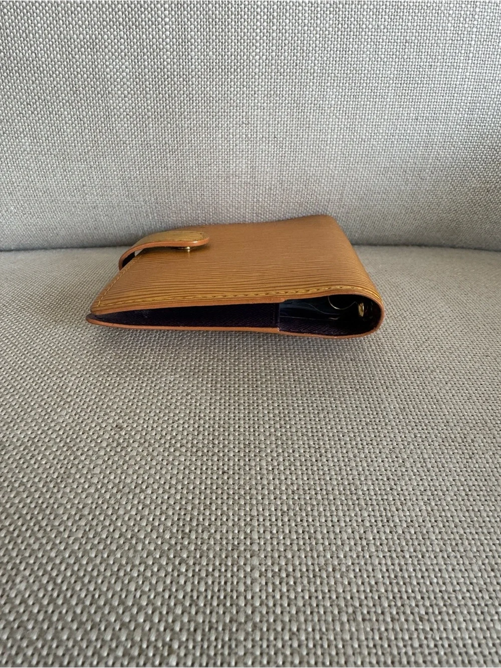 Louis Vuitton Yellow Epi Leather PM Agenda/Passport Holder